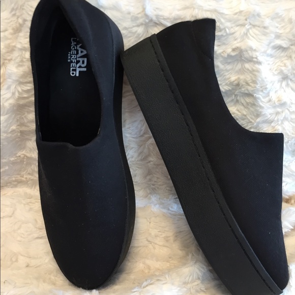 karl lagerfeld slip ons